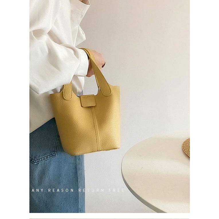 ハンドバッグ 小さめ レディース ショルダーバッグ バケツバッグ 2way レザー | ブランド登録なし | 17