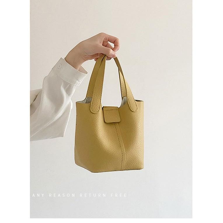 ハンドバッグ 小さめ レディース ショルダーバッグ バケツバッグ 2way レザー | ブランド登録なし | 14