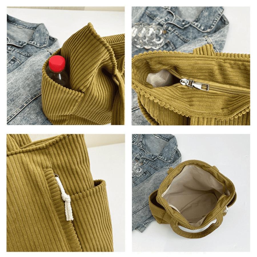 トートバッグ レディース コーデュロイ メンズ 手提げ かばん カジュアル 人気 通勤 通学 鞄 | ブランド登録なし | 15