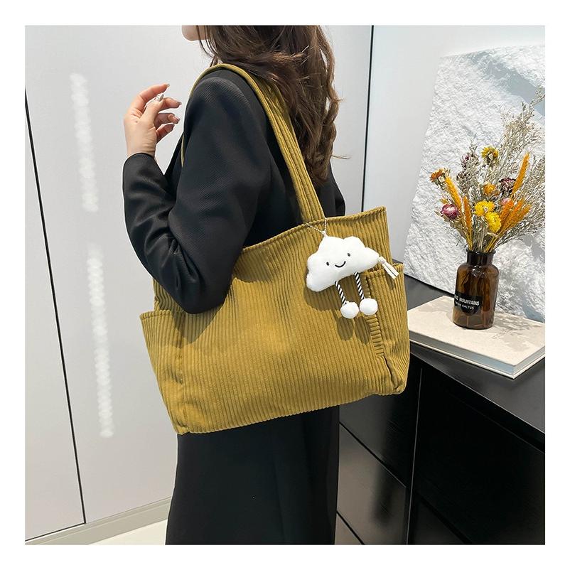 トートバッグ レディース コーデュロイ メンズ 手提げ かばん カジュアル 人気 通勤 通学 鞄 | ブランド登録なし | 04