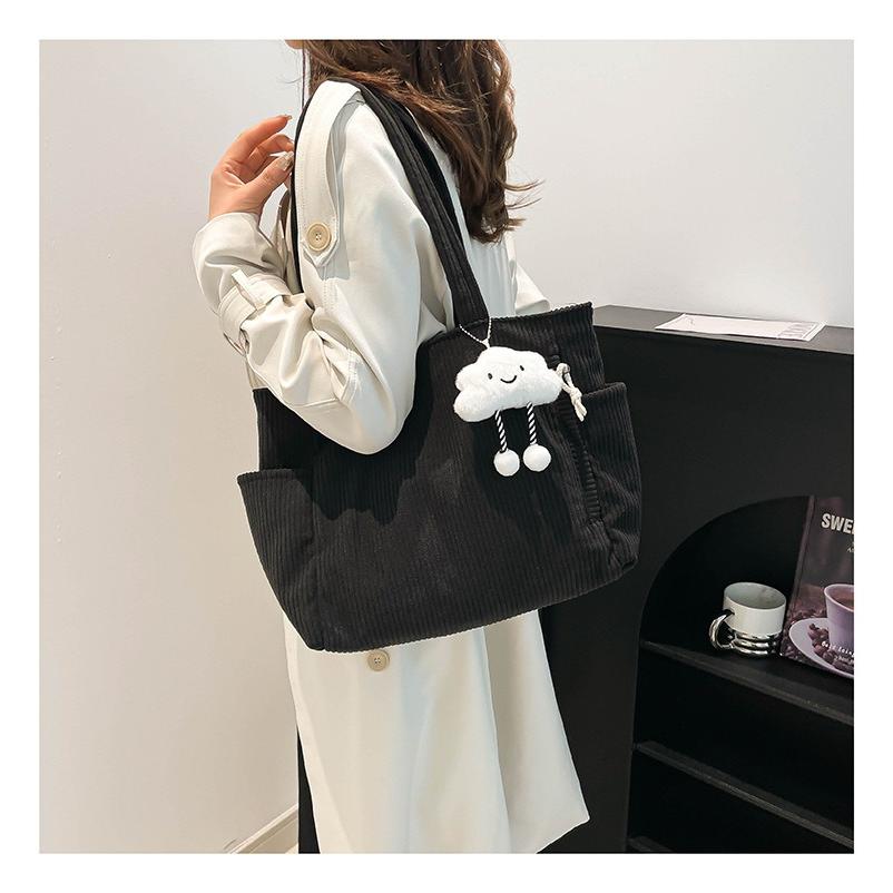 トートバッグ レディース コーデュロイ メンズ 手提げ かばん カジュアル 人気 通勤 通学 鞄 | ブランド登録なし | 16