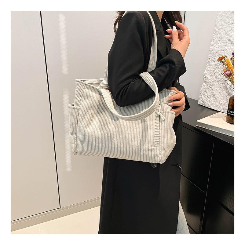 トートバッグ レディース コーデュロイ メンズ 手提げ かばん カジュアル 人気 通勤 通学 鞄 | ブランド登録なし | 05