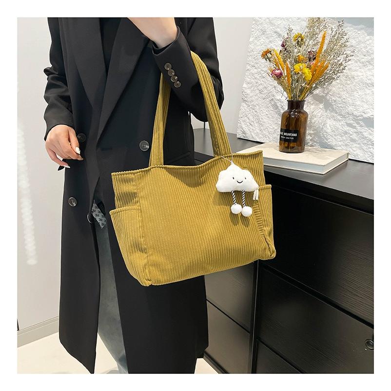 トートバッグ レディース コーデュロイ メンズ 手提げ かばん カジュアル 人気 通勤 通学 鞄 | ブランド登録なし | 06