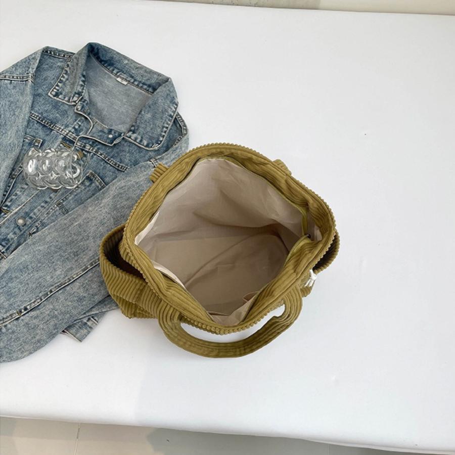 トートバッグ レディース コーデュロイ メンズ 手提げ かばん カジュアル 人気 通勤 通学 鞄 | ブランド登録なし | 07