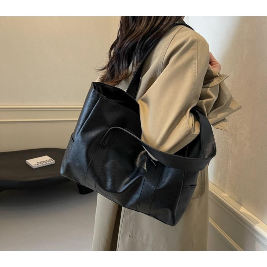 ショルダーバッグ レディース 軽い トートバッグ メンズ A4 シンプル 手提げ かばん カジュアル 人気 通勤 通学 鞄 | ブランド登録なし | 14