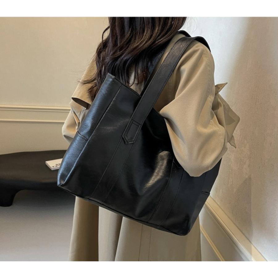 ショルダーバッグ レディース 軽い トートバッグ メンズ A4 シンプル 手提げ かばん カジュアル 人気 通勤 通学 鞄 | ブランド登録なし | 15