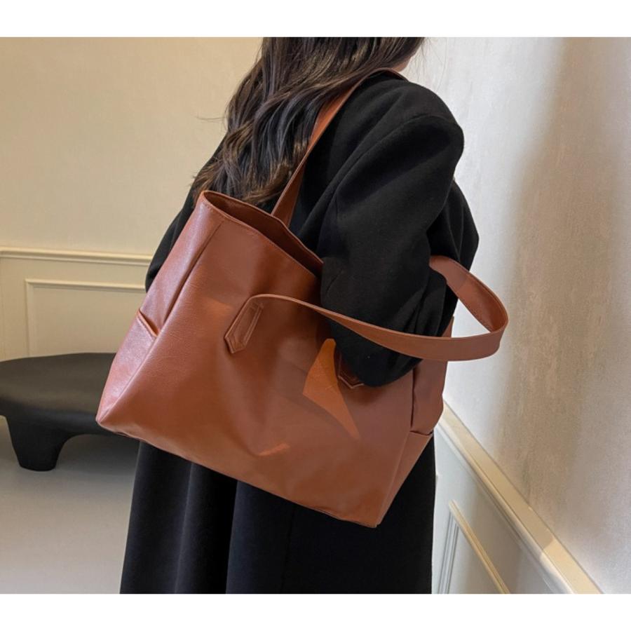 ショルダーバッグ レディース 軽い トートバッグ メンズ A4 シンプル 手提げ かばん カジュアル 人気 通勤 通学 鞄 | ブランド登録なし | 16