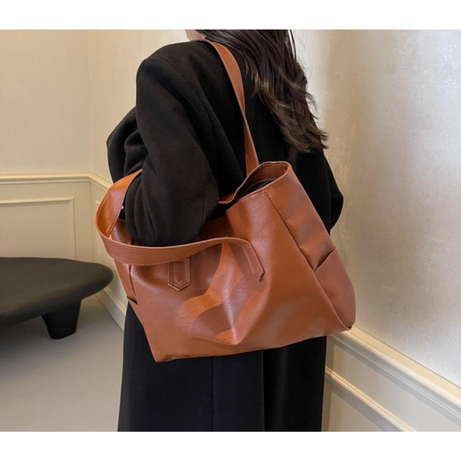 ショルダーバッグ レディース 軽い トートバッグ メンズ A4 シンプル 手提げ かばん カジュアル 人気 通勤 通学 鞄 | ブランド登録なし | 03