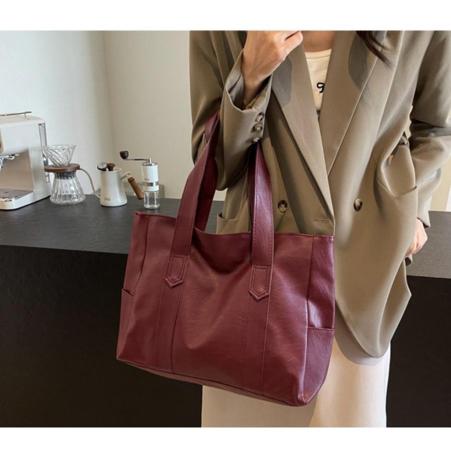ショルダーバッグ レディース 軽い トートバッグ メンズ A4 シンプル 手提げ かばん カジュアル 人気 通勤 通学 鞄 | ブランド登録なし | 07