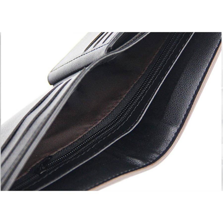 財布 メンズ 二つ折り 大容量 ファスナー 小銭入れ コンパクト | ブランド登録なし | 10