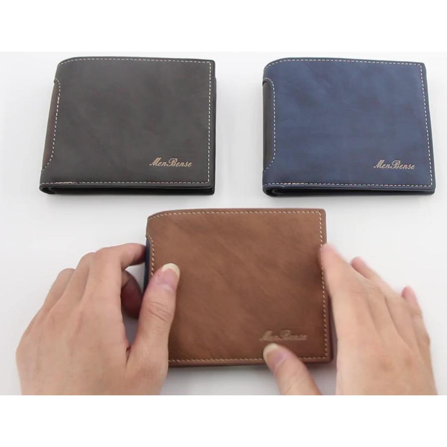 財布 メンズ 二つ折り 大容量 ファスナー 小銭入れ コンパクト | ブランド登録なし | 05