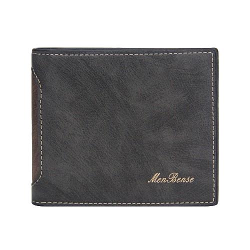 財布 メンズ 二つ折り 大容量 ファスナー 小銭入れ コンパクト | ブランド登録なし | 01