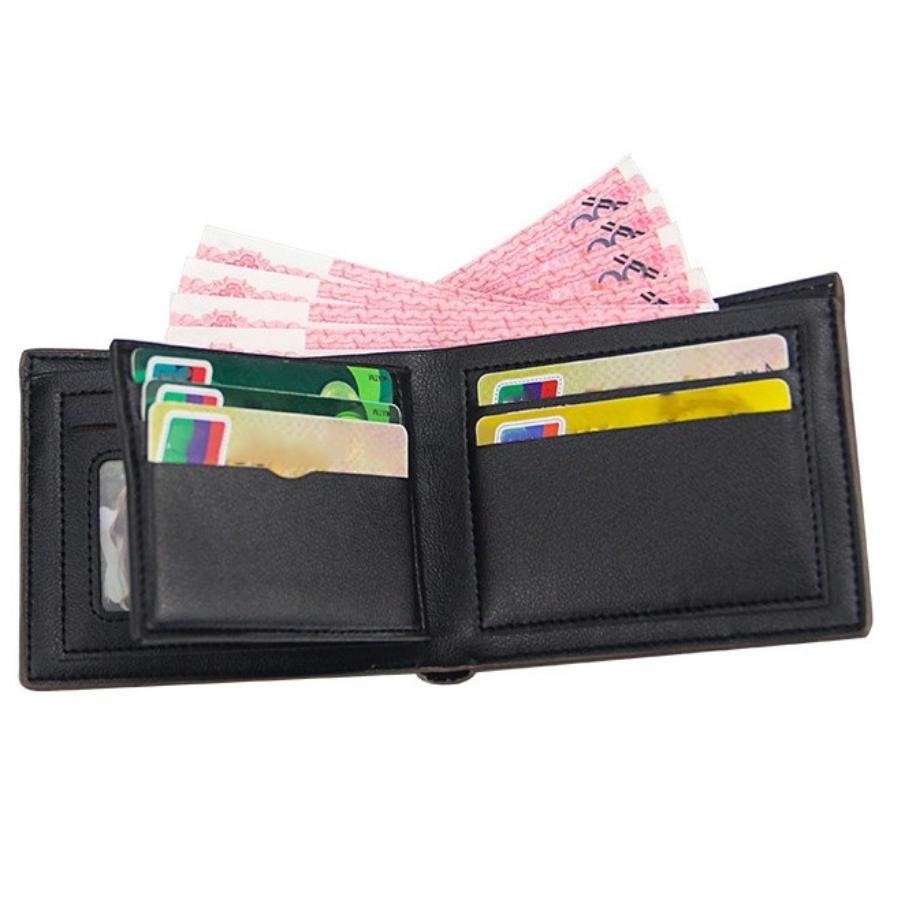 財布 メンズ 二つ折り 大容量 ファスナー 小銭入れ コンパクト | ブランド登録なし | 09