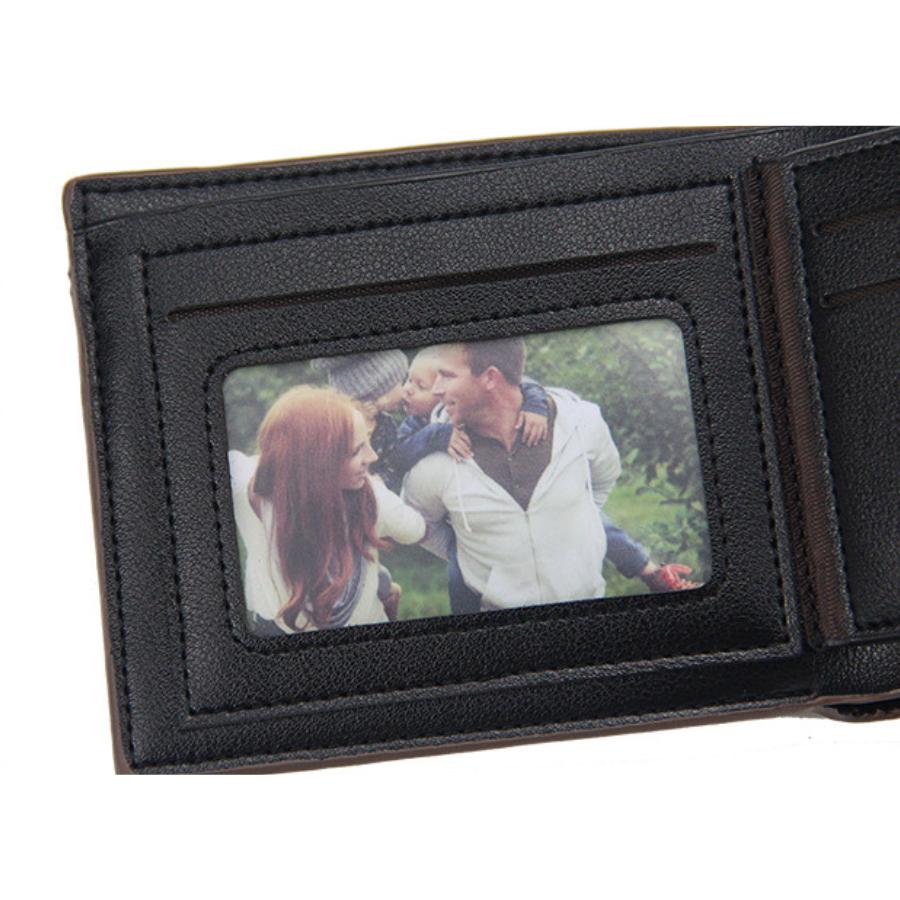 財布 メンズ 二つ折り 大容量 ファスナー 小銭入れ コンパクト | ブランド登録なし | 12