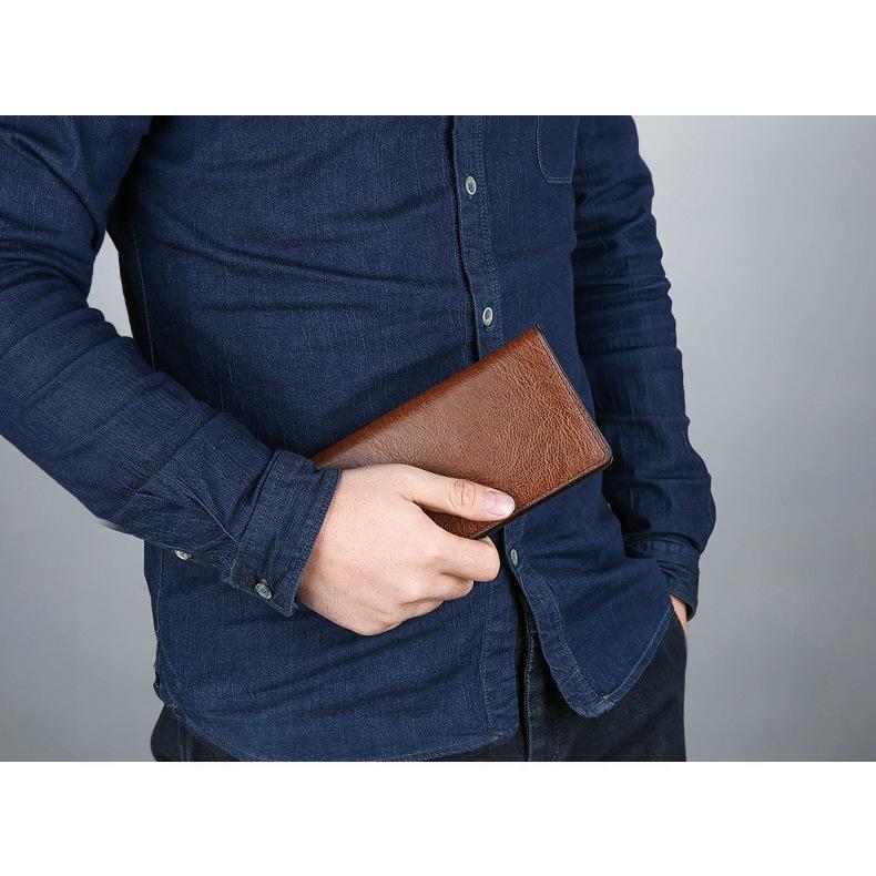 財布 メンズ 長財布 薄い 小銭入れなし カードケース ビジネス 男性 女性 レディース 男女兼用 シンプル 柔らかい | ブランド登録なし | 05