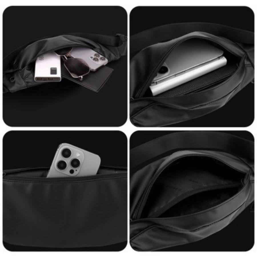 ボディバッグ メンズ レディース 軽い 撥水 ウエストバッグ ショルダーバッグ 斜めがけ 男女兼用 | ブランド登録なし | 05