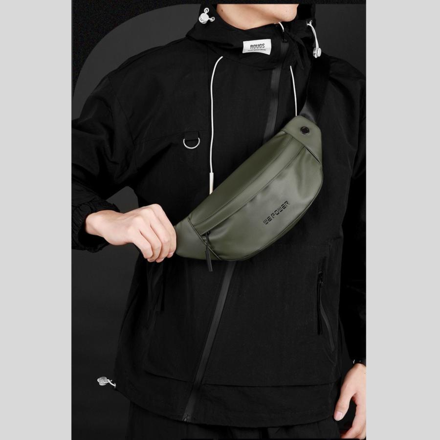 ボディバッグ メンズ レディース 軽い 撥水 ウエストバッグ ショルダーバッグ 斜めがけ 男女兼用 | ブランド登録なし | 06