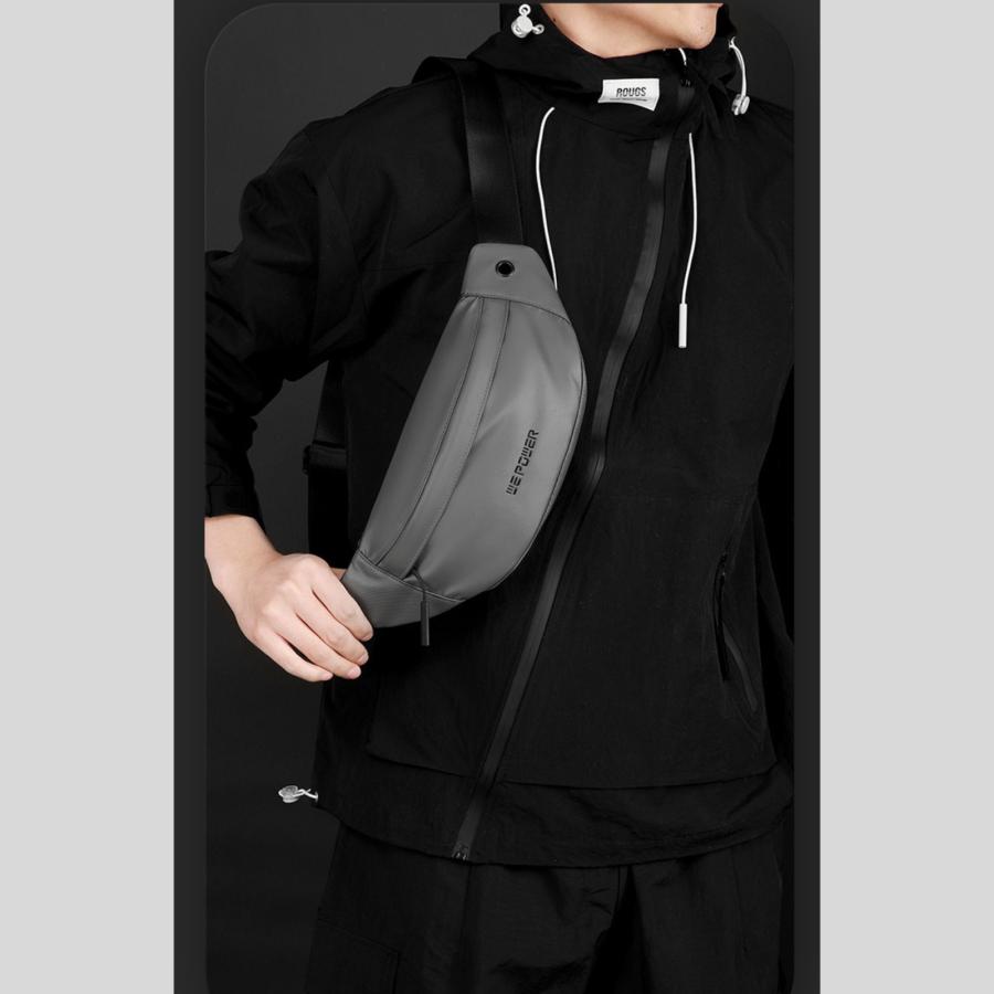 ボディバッグ メンズ レディース 軽い 撥水 ウエストバッグ ショルダーバッグ 斜めがけ 男女兼用 | ブランド登録なし | 07