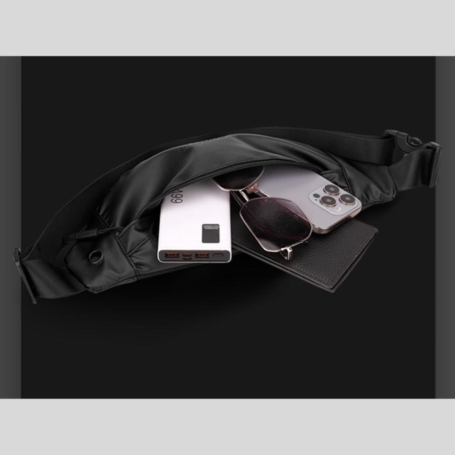 ボディバッグ メンズ レディース 軽い 撥水 ウエストバッグ ショルダーバッグ 斜めがけ 男女兼用 | ブランド登録なし | 09