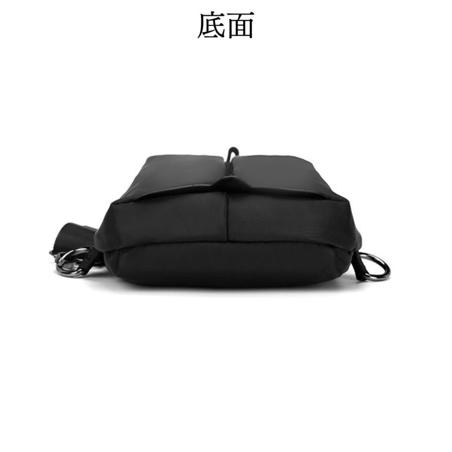 ボディバッグ メンズ レディース 撥水 軽い 斜めがけ ショルダーバッグ 男女兼用 カジュアル 人気 鞄 | ブランド登録なし | 10