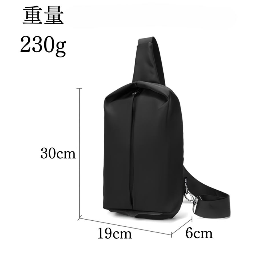 ボディバッグ メンズ レディース 撥水 軽い 斜めがけ ショルダーバッグ 男女兼用 カジュアル 人気 鞄 | ブランド登録なし | 18