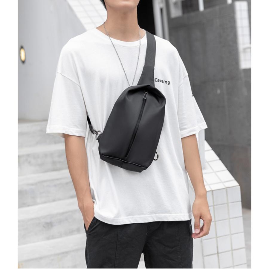 ボディバッグ メンズ レディース 撥水 軽い 斜めがけ ショルダーバッグ 男女兼用 カジュアル 人気 鞄 | ブランド登録なし | 03