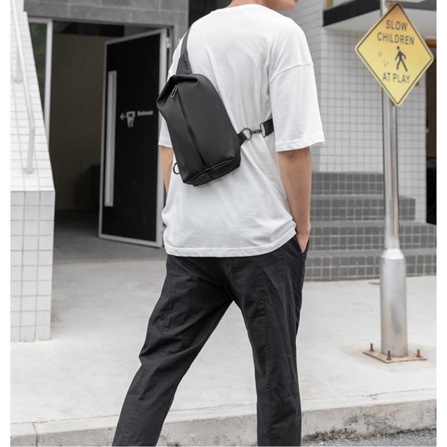 ボディバッグ メンズ レディース 撥水 軽い 斜めがけ ショルダーバッグ 男女兼用 カジュアル 人気 鞄 | ブランド登録なし | 05