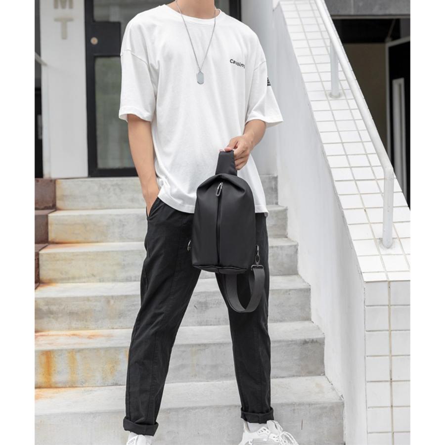 ボディバッグ メンズ レディース 撥水 軽い 斜めがけ ショルダーバッグ 男女兼用 カジュアル 人気 鞄 | ブランド登録なし | 06