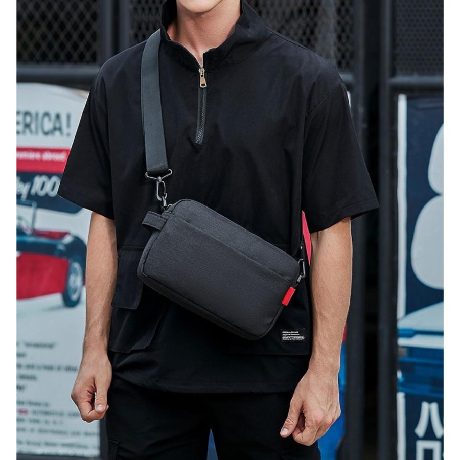 ショルダーバッグ メンズ サコッシュ レディース 斜めがけ 軽い カジュアル 通勤 通学 鞄 撥水 | ブランド登録なし | 04