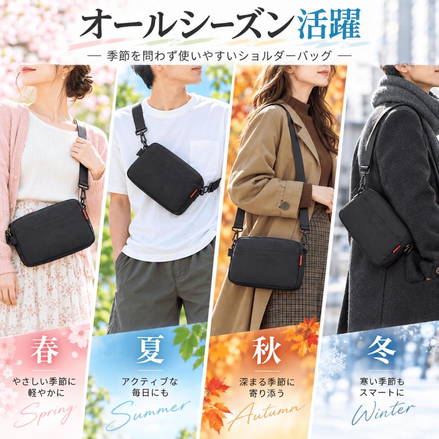 ショルダーバッグ メンズ サコッシュ レディース 斜めがけ 軽い カジュアル 通勤 通学 鞄 撥水 爆買 | ブランド登録なし | 03