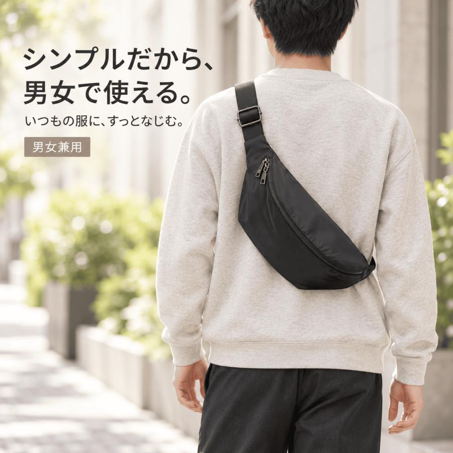 ボディバッグ レディース メンズ 軽い 撥水 ウエストバッグ ショルダーバッグ 斜めがけ 男女兼用 爆買 | ブランド登録なし | 05