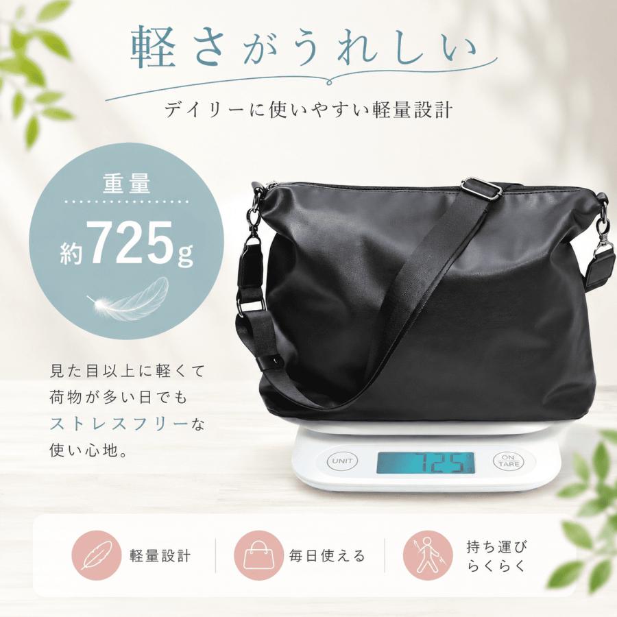 ショルダーバッグ レディース メンズ A4対応 大容量 軽量 レザー トートバッグ 通勤 通学 シンプル かばん | ブランド登録なし | 01