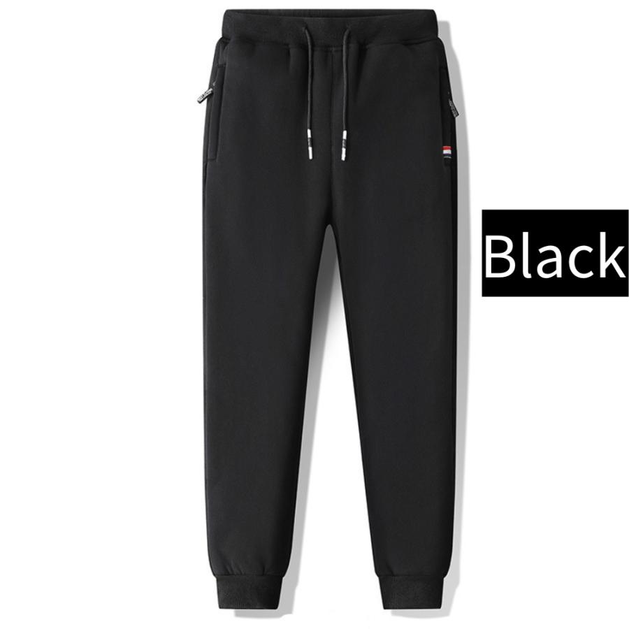 スウェットパンツ 裏起毛 メンズ カジュアル 防風 防寒 暖かい 秋冬 ズボン | ブランド登録なし | 01