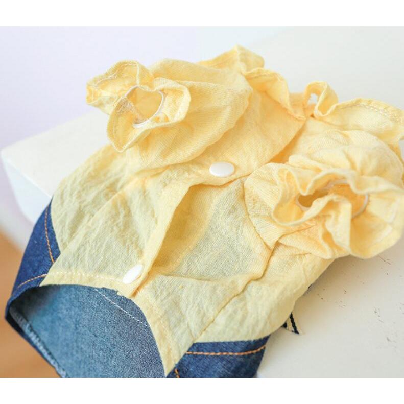 犬 服 ドッグウェア 犬の服 Sサイズ 小型犬 春 夏 ペット デニム | ブランド登録なし | 07