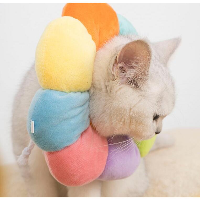 エリザベスカラー 犬 猫 介護 手術 ドーナツ 花  ペット | ブランド登録なし | 04