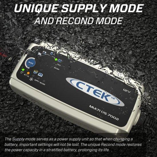 CTEK シーテック (56-353) MULTI US 7002 12-Volt Battery Charger