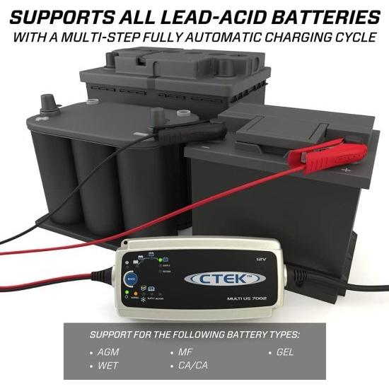 CTEK シーテック (56-353) MULTI US 7002 12-Volt Battery