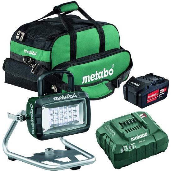 Metabo - 18V LED Site Light Kit 1X 5.2Ah (US602111750 14.4-18 LED 5.2), Lights, Fan & Blower｜importdiy
