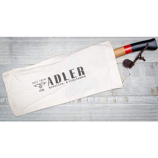 Adler Rheinland Hatchet - German Made with a 15 inch Handle Coated in Anti-Slip Black Grip Paint - 1.35 Pound Head Weight. Spanish Leather Sheat｜importdiy｜07