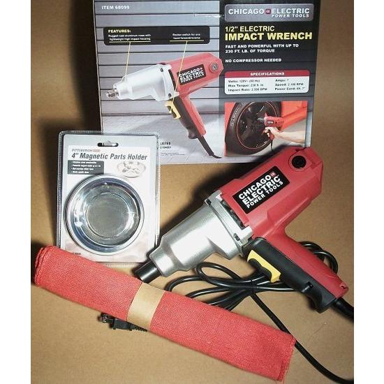 NEW Electric 1/2 in Impact Wrench Gun Reversible Corded REMOVES LUG