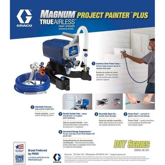 Graco Magnum 257025 Project Painter Plus Paint Sprayer, Multicolor 