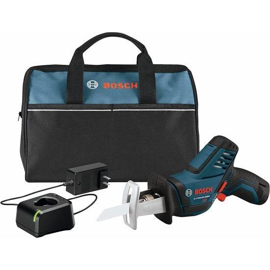 BOSCH ボッシュ 12Volt Max Pocket Reciprocating Saw Kit PS60102, Blue