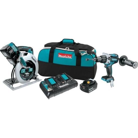 Makita マキタ XT259PMB 18V X2 LXT Lithium-Ion Brushless Cordless 2-Pc. Combo Kit (4.0Ah) (Discontinued by Manufacturer)
