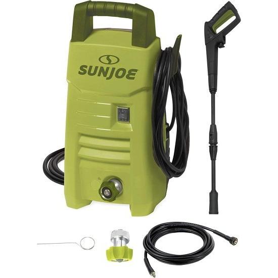 Sun Joe SPX206E 1600 PSI 1.45 GPM Max Compact Electric Pressure Washer， w/ Variable Tip Lance
