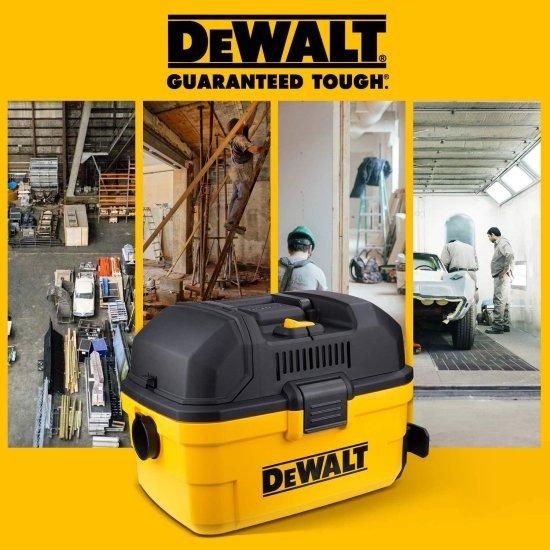 Dewalt デウォルト DXV04T Portable 4 gallon Wet/Dry Vaccum, Yellow｜importdiy｜05