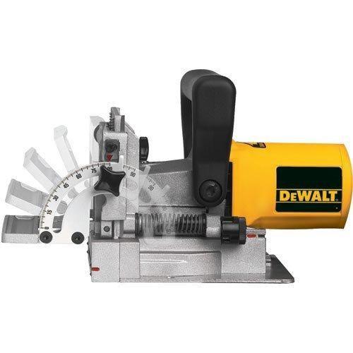 DEWALT ビスケットジョイナー、6.5アンペア、10,000 RPM、伸縮式45度 