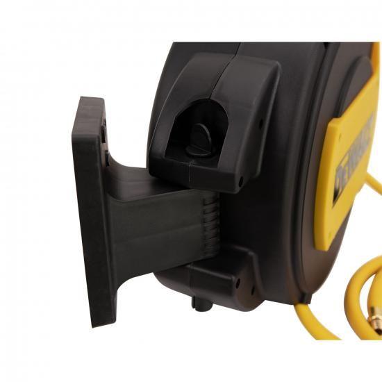 DEWALT 3/8インチ x 50フィート 密閉式エアホースリール、自動巻き取り式エアホースリール、最大300 PSI、作業場やガレージでの効率的な使用に適した耐久性_4