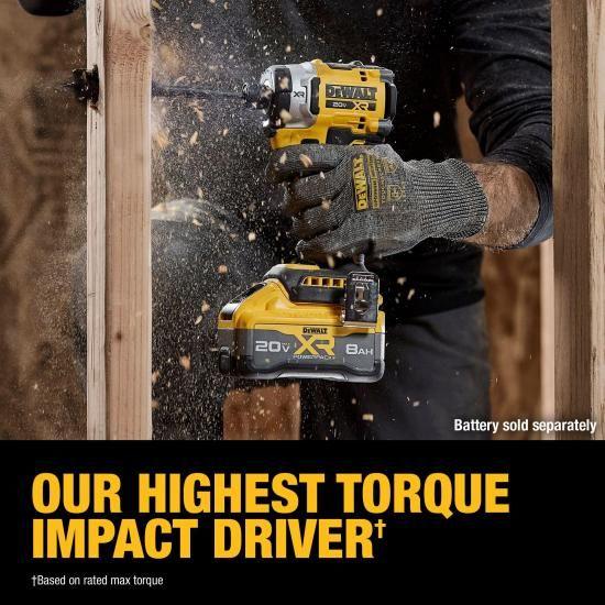 DEWALT 20V MAX XR 1/4インチ コードレス インパクトドライバー（本体 