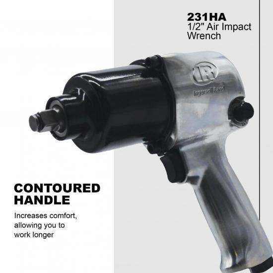Ingersoll Rand インガソール・ランド 231HA 1/2インチドライブエアインパクトレンチ、スーパーデューティ、最大トルク出力 ...
