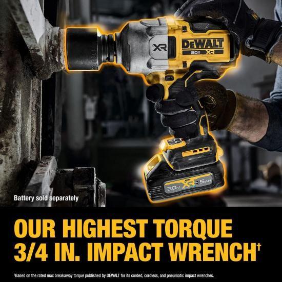 DEWALT 20V MAX XR 3/4インチ コードレス インパクトレンチ（ホッグ 